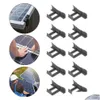 Gift Wrap 10Pcs Roof Solar Panel Frame Mud Removal Cleaning Clip Water Drain Diversion Remove Stagnant 30/35/40Mm Drop Delivery Home G Dhbv3