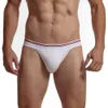 Marca venda quente puro algodão boxer briefs moda cintura baixa sexy roupa interior masculina esportes respirável aberturas cuecas