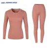 Kvinnors termiska underkläder 100% merinoullbasskikt Set Women Merino Wool Thermal Underwear 250G Midweight Women Merino Wool Top and Botts Anti-Edor 231211