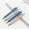 Aluminum Ballpoint Pen Promotional Metal White Engraved Logo