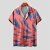 Chemises décontractées pour hommes 2024 Chemise printemps et été Mode personnalisée à manches courtes Hawaiian Beach Surf Plus Taille XS-5XL