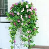 Ghirlande di fiori decorativi Seta artificiale Morning Glory Falso Tromba Fiore di alta qualità per la decorazione della tavola fai da te di nozze Bulk 303Z