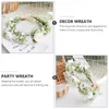 Fiori decorativi ragazze ghirlanda Miss Wedding copricapo per sposa fiore carole stoffa di babysi