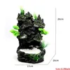Coral Fish tank landscaping Waterfall Mountain Tree View for Tank Decorations Small Terrain Scenery Ornament REPTILE Habitat 231211