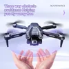 K103 Pro Drone 4K HD Aerial Camera Four Axis Aircraft Hinder Undvikande Optiskt flödeslokalisering RC Brushless Motor Toy Outdoor