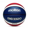 Palloni Molten Basketball BG3320 Taglia 7/6 Certificazione ufficiale Competizione Pallone standard Pallone da allenamento per uomo e donna Team 231212