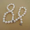 Choker Nature Freshwater Pearl Necklace-非常に光沢があります