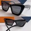 Hommes ou femmes FAME CAT EYE LUNETTES DE SOLEIL Z2520 Style classique look moderne Présente des lignes nettes et une monture épaisse pour un loo209s d'inspiration rétro