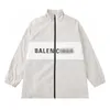 Mens Jacket Balencigss Coat Blcg Paris Nytt lapptäcksbrev Windbreaker Jacket Populär vår och höst Versail Sprinter dragkedja