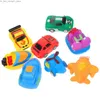 Bath Toys 8 Pojazdo zabawki do kąpieli woda pływające samolot samolotowy model samochodowy Model Szybki suchy żłobek wannie dla niemowląt (styl losowy) Q231212