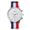 腕時計ファッション快適な高級キャンバスメンズアナログウォッチ腕時計Relogio Masculino226l