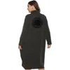 Abiti taglie forti 4xl 5xl 6xl 7xl 8xl Inverno per le donne Stampa floreale Abiti Para Mujeres Sexy Club Prom Evening