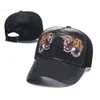 Casquettes de baseball 2024 Designer Mens Casquettes de baseball Femme Marque Tiger Head Chapeaux Bee Serpent Léopard Os brodé Hommes Femmes Casquette Sun Hat Gorras Sports Mesh Trucker Cap