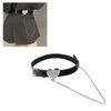 Belts Adult Waist Belt With Adjustable Pin Buckle Universal PU Dangle Chain For Women Coat Dress Decors Wholesale