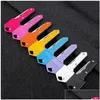 Keychains Lanyards Self Defense Designer Knife Keychain Mini Pocket Knives Stainless Folding Key Chain Outdoor Cam Hunting Tactica Dhvd9