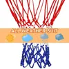 Bollar Outdoor Sports Basketball Net Basketball Standard Hoop Mesh Net Backboard Rim Ball Pum Basketball Mesh Netting For Hoop Net 231212