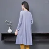 Trenchs pour femmes ALSEY Miyake Manteau plissé Veste Printemps Automne Couleur unie Épissage simple Casual Cardigan à manches longues Cape