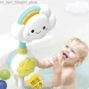 Brinquedos de banho para bebês, brinquedos de banho, nuvem, banheira, chuveiros, bicos de banho, torneira dobrável, crianças, brinquedos de banho, bonito, spray, presente para crianças q231212