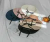 Hasır Şapka Katlanabilir Kova Şapkaları Kadınlar İçin Sınır Yaz Bowknot Plaj Güneş Kapakları Paketlenebilir Balıkçılık CAP3341303