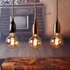 Подвесные светильники из скандинавской пеньковой веревки, светильник E27, светодиодный современный креативный подвесной светильник, промышленный ретро-лампен «сделай сам», для спальни, гостиной, H268H