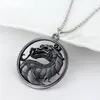 Spiele Mortal Kombat Halskette Metalllegierung Drachen Anhänger Für Frauen Männer Punk Schmuck Collier Chains270S