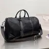 Men Fashion Duffle Bag Triple Black Nylon Travel Bags Mens Handle Luggage Gentleman Business Tote with Shoulder Strap Rave Reviews302G