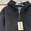 Мужская куртка пальто высокого качества в парижском ретро американском стиле с капюшоном из овечьей шерсти с шипами уличный модный бренд минималистичный универсальный теплый