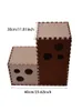 Kedi oyuncakları 5 renk ekleme tüneli katlanabilir keçe çizik tahtası gündelik konfor evcil hayvan çöp dubleks ev interaktif oyun 231212