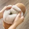 Slippers Shevalues Plush Fur Slippers For Women Winter Fashion Warm Fluffy Home Slippers Outdoor Furry Antiskid Casual Cozy Snow Boot 231212