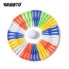 Golf Tees Yamato 20 PCS/Pack Coloful Plastic Golf Tees Professional 3-1/4 Inch Step Down Premium Unbreakable Long Golf Tee for Golfer 231212