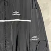 Mens Jacket Balencigss Coat Original Paris 3b Sports Flight Jacket Mens and Womens Loose Fitting Versatile Fashionable Fiber Fabric
