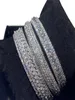 Brillante nueva llegada joyería de lujo 925 plata esterlina relleno pavé blanco zafiro CZ diamante mujeres boda brazalete pulsera de dedo 8659921