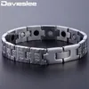 Chaîne à maillons Davieslee Bracelet de montre Bracelet hommes femmes Bracelet Bracelet lien acier inoxydable or argent couleur 12mm DKBM145272w