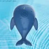 Bath Toys Electric Spout Whale Användbar Lätt att använda Auto-Sensing Electric Spout Whale Toy Swimming Pool Tillbehör Q231212