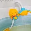 Jouets de bain Éléphant électrique jet d'eau jouets de bain pour enfants bébé salle de bain baignoire robinet douche jouets forte ventouse enfants eau Gam Q231212