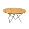 Camp Furniture Household Simple Tea Table Outdoor Camping Portable Small Round Several Balconies For Dining Barbecue