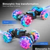 Electric/Rc Car Electric 4Wd Remote Control Toy High Speed Offroad Drift Remotes Controls Stunt 2.4G Wireless Gesture Sensor Lights Dhvpk