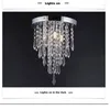 Lustres LED cristal allée lumières Foyer salon chambre décoration lampes plafond noël