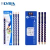 Pencils LYRA Groove Slim Graphite Triangle Pencil with Holes 12pcs Correction Writing Posture Grip Position for School Beginner Supplies 231212