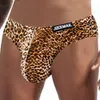 Leopard Print Men S Brief Underwear Low Waist Large Size Boxer Briefs Soft And Breathable Trunks Shorts