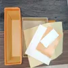 Orange Retail Gift Packaging Drawer Boxes Drawstring Cloth Bags Card Certificate Booklet Tote Bag for Jewelry Necklaces Bracelets 289H