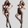 Lingerie sexy Orsacchiotti Body Hot Erotic Con apertura sul cavallo Maglia Calze per il corpo Porno Lady Intimo Scava fuori Prospettiva Costume Set sexy