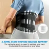 Support de taille 3XL Sports Double Pull Back Ceinture de soutien lombaire Taille Corset orthopédique Décompression de la colonne vertébrale Taille Formateur Orthèse Soulagement des douleurs dorsales 231211