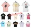 PALMS Angel Mens T Shirts Menswomens 디자이너 티셔츠 티 셔츠 의류 탑 맨 캐주얼 가슴 편지 셔츠 고급 의류 거리 반바지 소매 의류 Tshirts