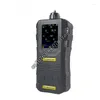 H2S CO2 Gas Analyzer Log To Pc Portable Multi Alarm With Probe