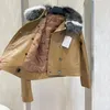 Veste en cuir véritable pour femme, manteau à col en fourrure argenté véritable, à la mode, court, épais et chaud, Double boutonnage, hiver 2023