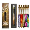 Nya runty runtz engångs tomma ångor 1,0 ml 2,0 ml 280mAh 400mAh uppladdningsbar batterikeramisk spolpatronvagnar 6 stammar med magnetboxförpackning packwoods