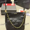 Klassieke draagbare dames veelzijdige schoudertas Gematelasseerde ketting Gouden hardware Crossbody tas Luxe handtas Grote capaciteit Designer portemonnee Koffer met geweven handvat 25C