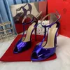 Robe chaussures design classique couleur personnalisée bout ouvert t-strap mince talons hauts femmes sandales