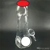 20CM Le tuyau d'eau du pénis masculin Bong en verre de haute qualité avec dégagement de tige descendante pour fumer